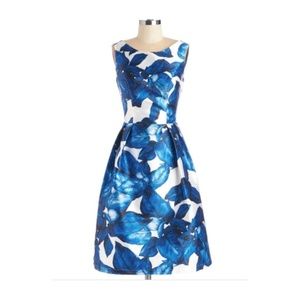 Chi Chi London All is Palm Dress in Sapphire